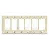 Leviton Decora 6 Gang Wall Plate 80436-I